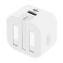 GRADE A1 - AA CHARGE-iT Dual Port 38W Power Adaptor White
