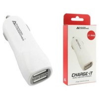 Charge-It Dual USB In-Car Charger - 2.1A 1A USB Charge-It Dual USB In-Car Charger - 2.1A 1A USB