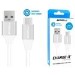 CHARGE-IT Premium 1 Metre USB-A to USB-C Cable - White