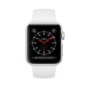 Apple&#160;Watch Series&#160;3 GPS&#160;+&#160;Cellular 42mm Silver Aluminium Case with White Sport Band