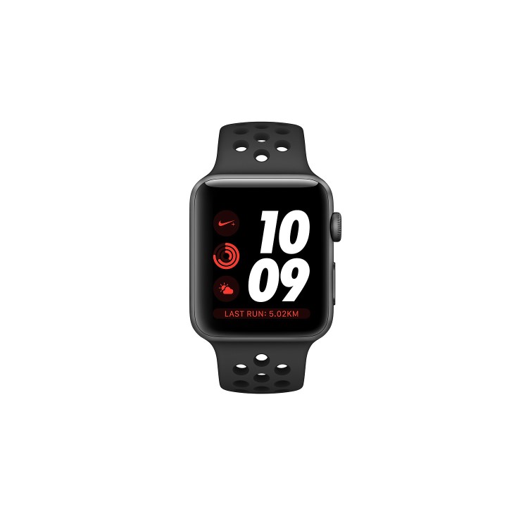 Apple Watch Nike+ Series 3 GPS + Cellular 42mm Space Grey Aluminium Case with Anthracite/Black Nike