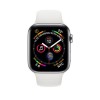 Apple&#160;Watch Series&#160;4 GPS&#160;+&#160;Cellular 40mm Stainless Steel Case with White Sport Band