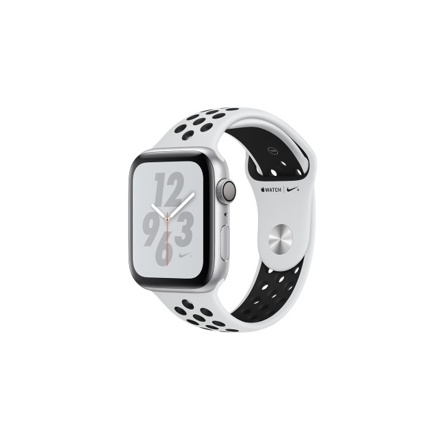 Apple Watch Nike+ Series 4 GPS 44mm Silver Aluminium Case with Pure Platinum/Black Nike Sport Band