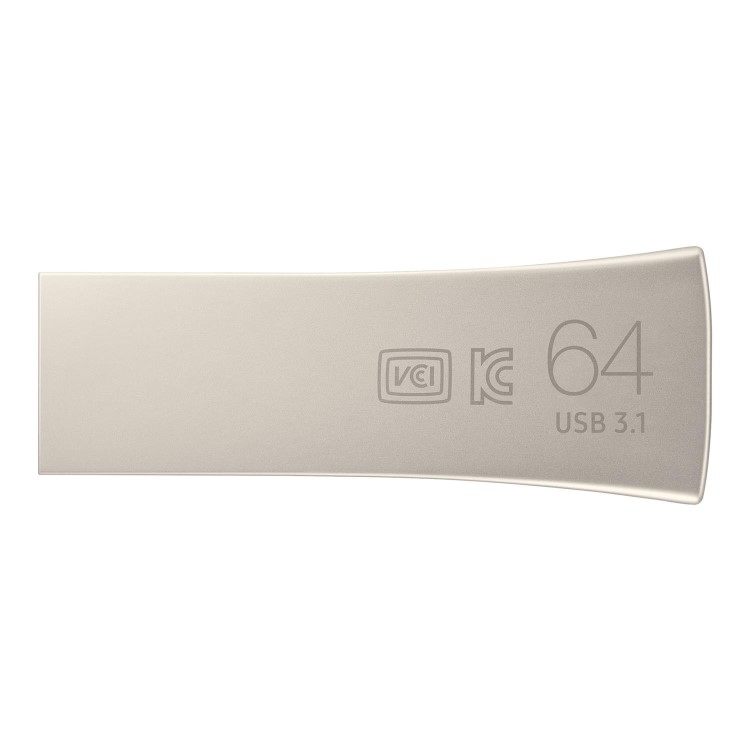 Samsung Bar Plus 64GB USB 3.1 3.2 Flash Drive - Silver