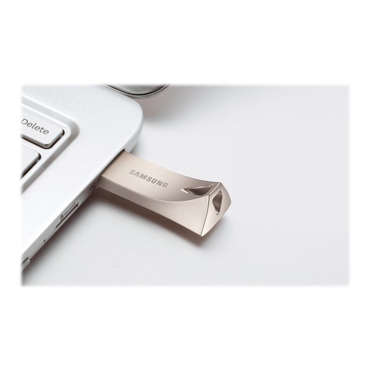 Samsung Bar Plus 64GB USB 3.1 3.2 Flash Drive - Silver