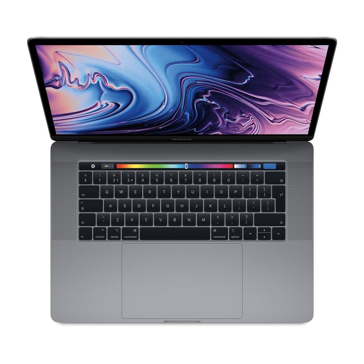 Apple MacBook Pro Core i7 16GB 256GB SSD 15.4 Inch Radeon Pro 555X Touch Bar Laptop - Space Grey