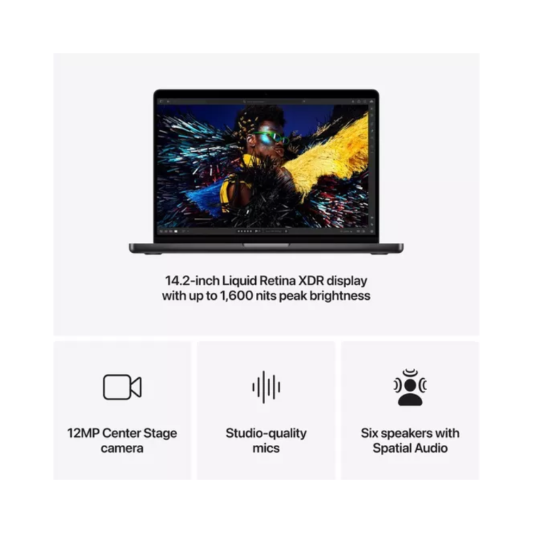 Apple MacBook Pro 14 Inch M4 16GB RAM 1TB SSD - Space Black
