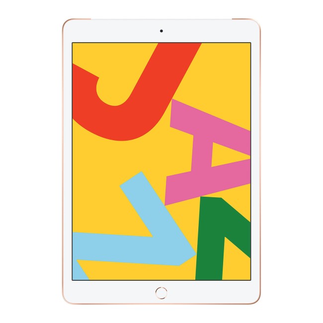 Refurbished Apple iPad 128GB Cellular 10.2 Inch Tablet in Gold - 2019