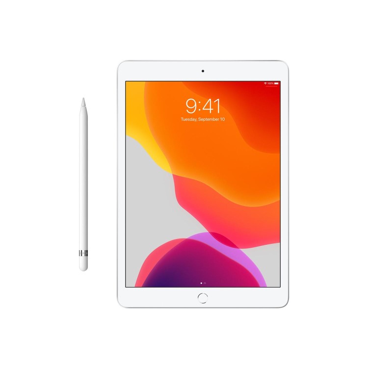 Apple iPad WiFi + 128GB 10.2 Inch 2019 Tablet - Silver