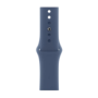 Apple Watch Series 10 GPS 42mm Silver Aluminium Case with Denim Sport Band - M/L