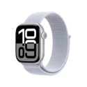 MWWD3QA/A Apple Watch Series 10 GPS 42mm Silver Aluminium Case with Blue Cloud Sport Loop