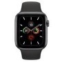 GRADE A1 - Apple Watch Series 5 GPS + Cellular 44mm Space Grey Aluminium Case with Black Sport Band