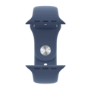 Apple Watch Series 10 GPS 46mm Silver Aluminium Case with Denim Sport Band - S/M