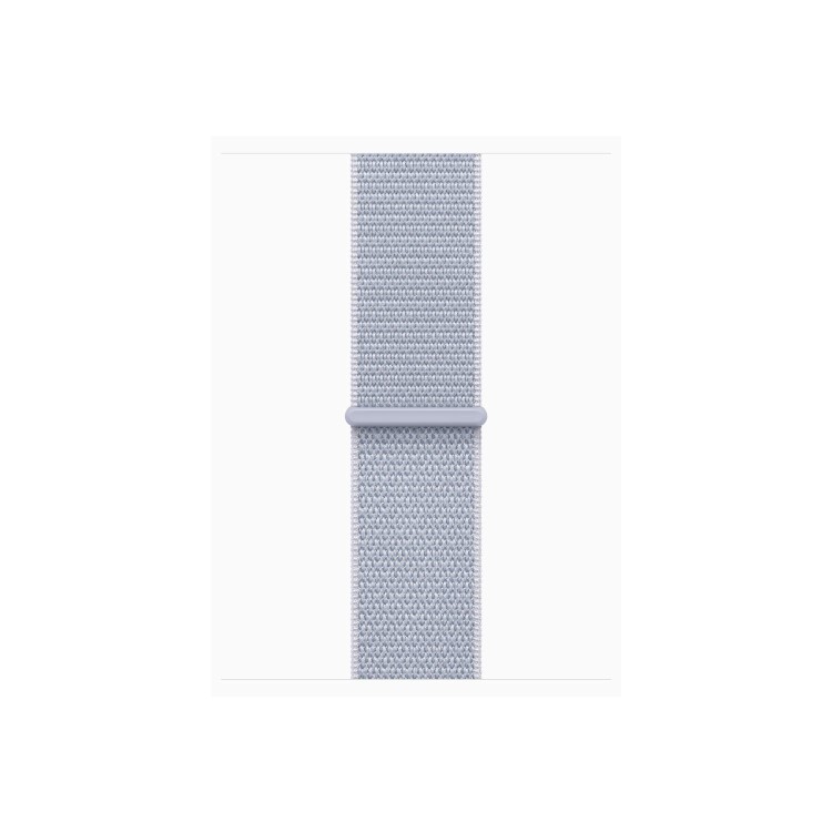 Apple Watch Series 10 GPS + Cellular 42mm Silver Aluminium Case with Blue Cloud Sport Loop