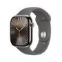 Apple Watch Series 10 GPS + Cellular 46mm Natural Titanium Case with Stone Grey Sport Band - M/L