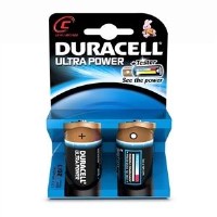 Duracell Ultra Power C Size 1 x 2 Pack
