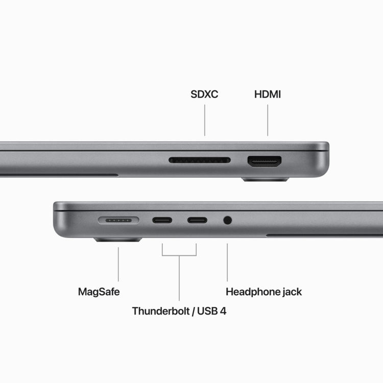 Apple MacBook Pro 14 Inch M3 16GB RAM 1TB SSD 2023 - Space Grey
