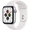 Apple Watch SE GPS - 44mm Silver Aluminium Case with White Sport Band - Regular