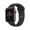 Apple Watch SE GPS + Cellular - 44mm Space Gray Aluminium Case with Black Sport Band - Regular