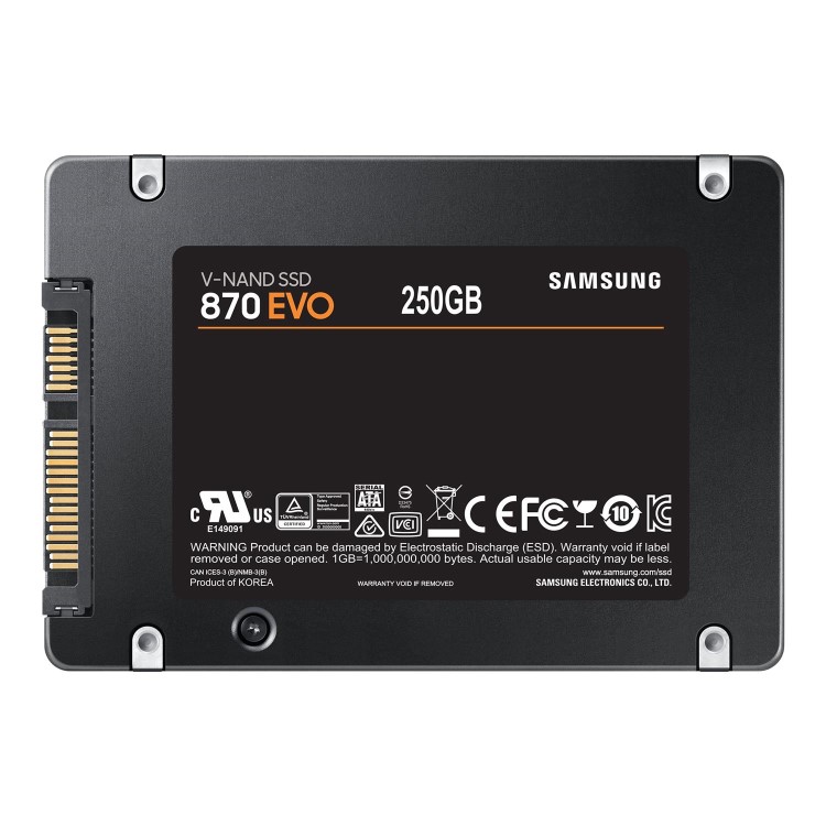 Samsung 870 Evo 250GB 2.5 Inch SATA III Internal SSD