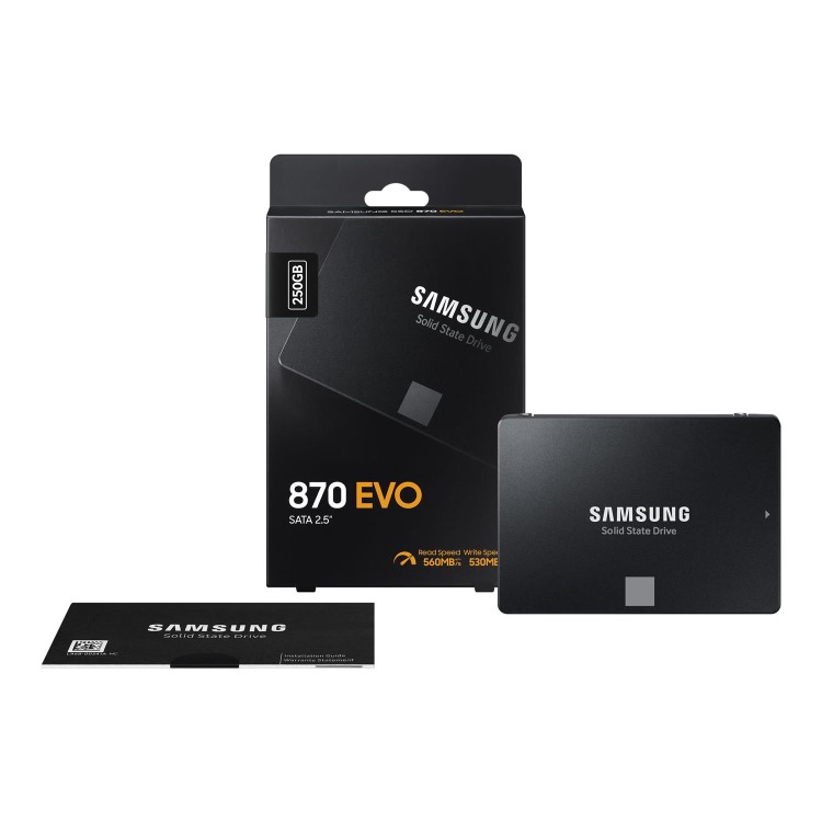 Samsung 870 Evo 250GB 2.5 Inch SATA III Internal SSD