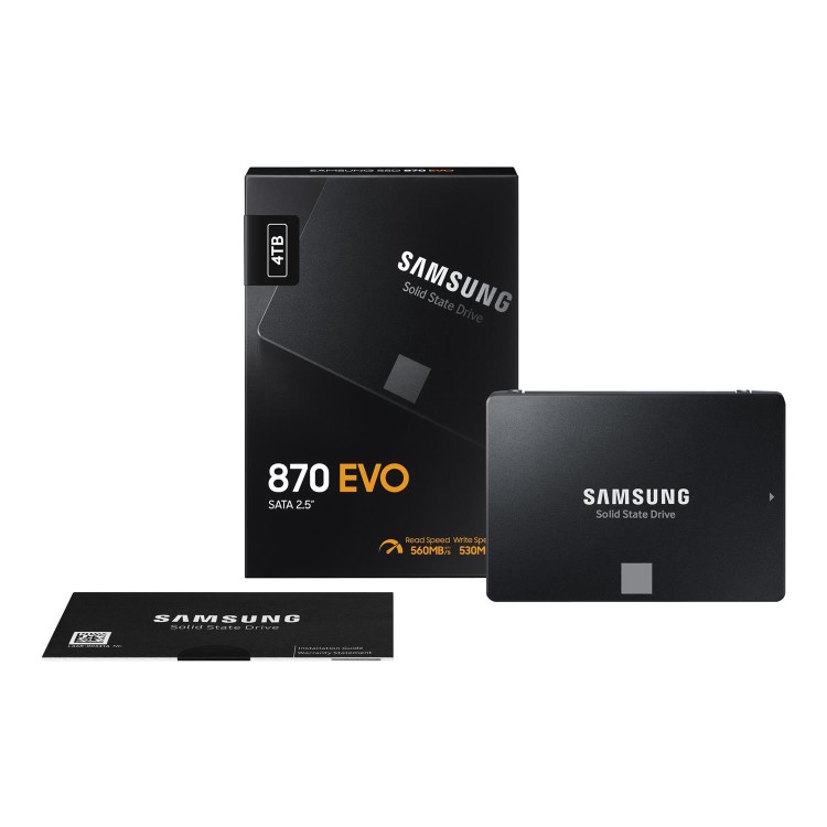 Samsung 870 Evo 4TB 2.5 Inch SATA III SSD
