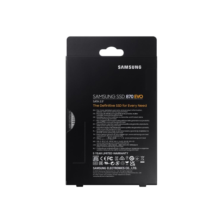 Samsung 870 Evo 500GB 2.5 Inch SATA III Internal SSD