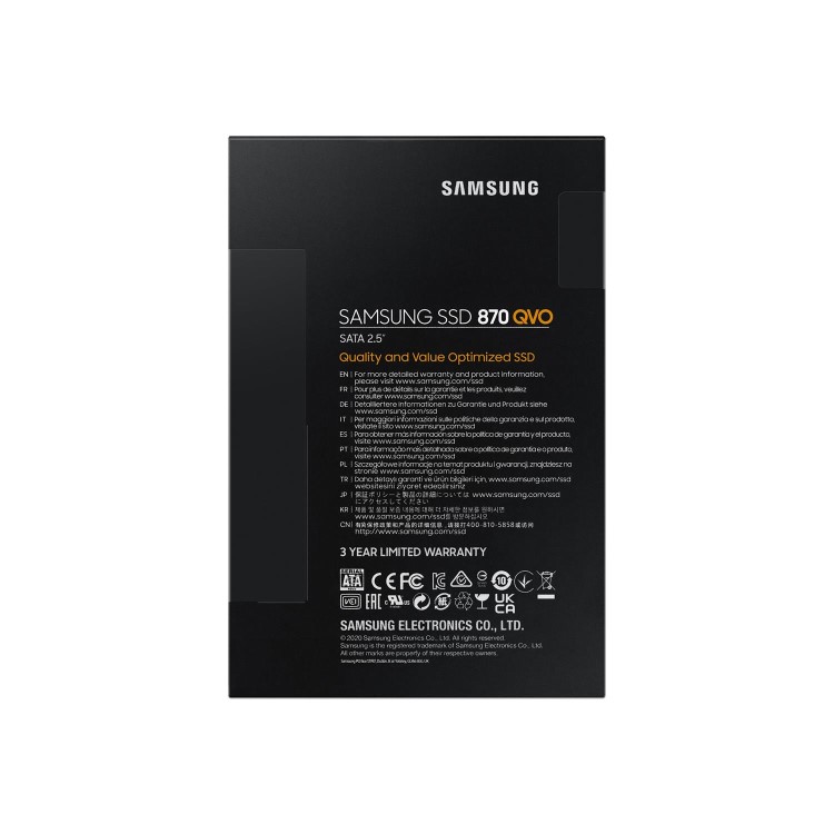 Samsung 870 QVO 4TB 2.5 Inch SATA III Internal SSD