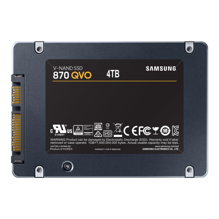 Samsung 870 QVO 4TB 2.5 Inch SATA III Internal SSD