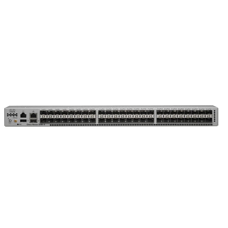 Cisco Nexus 3548 - Switch - L3 - Managed - 48 x 1 Gigabit / 10 Gigabit SFP+ - back to front airflow - rack-mountable