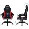Nitro Concepts C100 Gaming Chair - Black/Red