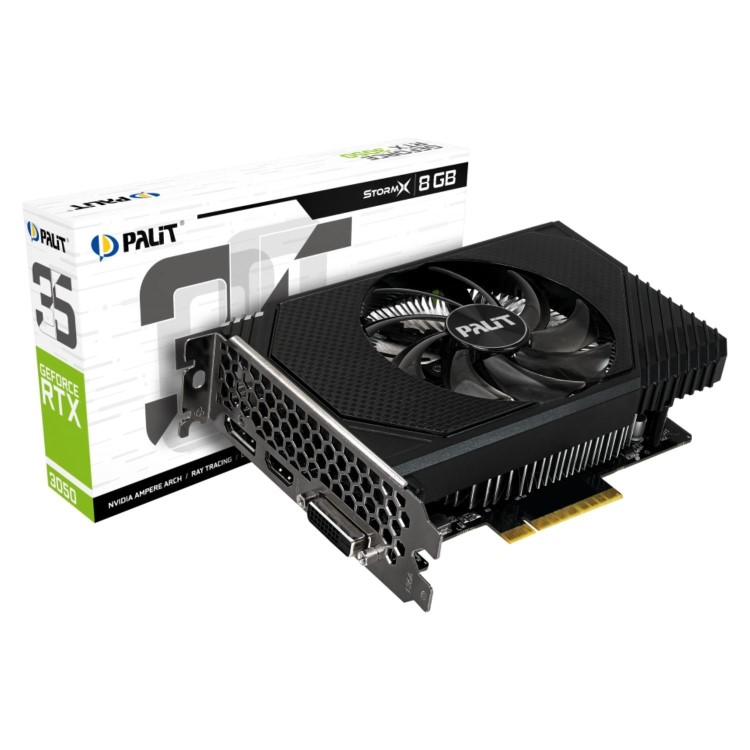 Palit NVIDIA GeForce RTX 3050 StormX 8GB 1777MHz GDDR6 Graphics Card