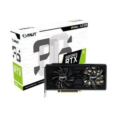 Palit NVIDIA Dual GeForce RTX 3060 12GB 1777MHz GDDR6 Graphics Card