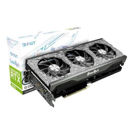 Box OpenedPalit GeForce RTX 3070 Game Rock 8GB Graphics Card