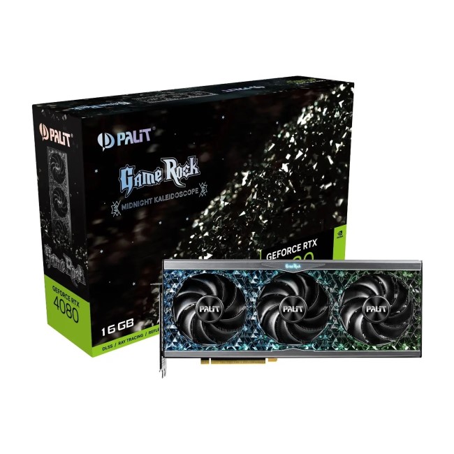 Palit NVIDIA GeForce RTX 4080 GameRock 16GB 2505MHz GDDR6X Graphics Card