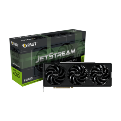 Palit NVIDIA GeForce RTX 4080 JetStream 16GB 2505MHz GDDR6X Graphics Card