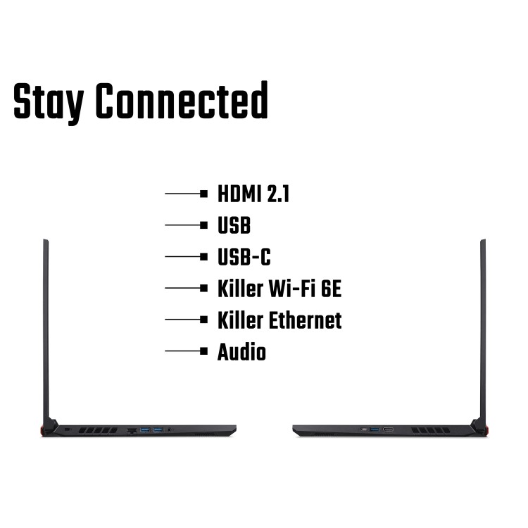 Acer Nitro 5 AN517-54 Core i7 8GB 512GB RTX 3060 17.3 Inch Windows 10 Gaming Laptop