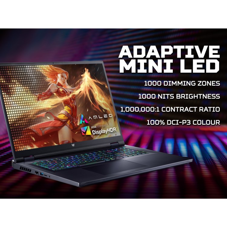 Refurbished Acer Predator Helios 18 PH18-71 Intel Core i9 32GB 2TB RTX 4080 250Hz WQXGA 18 Inch Windows 11 Gaming Laptop