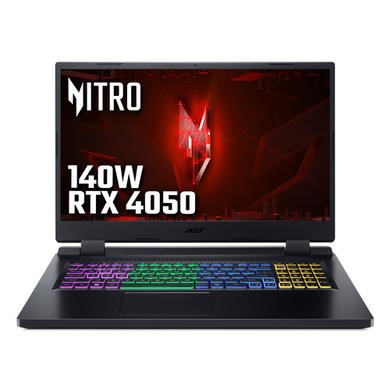 Acer Nitro 5 AN517-55 Intel Core i5 16GB 512GB RTX 4050 144Hz FHD 17.3 Inch Windows 11 Gaming Laptop