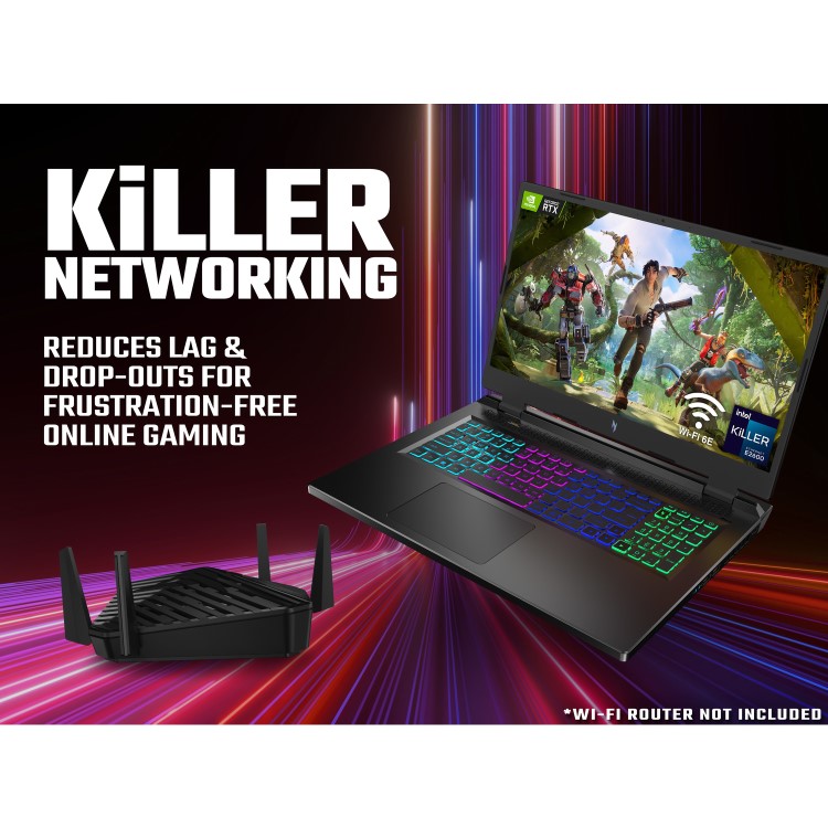 Refurbished Acer Nitro 17 AMD Ryzen 7 7735HS 16GB 1TB SSD RTX 4060 165Hz 17.3 Inch Windows 11 Gaming Laptop