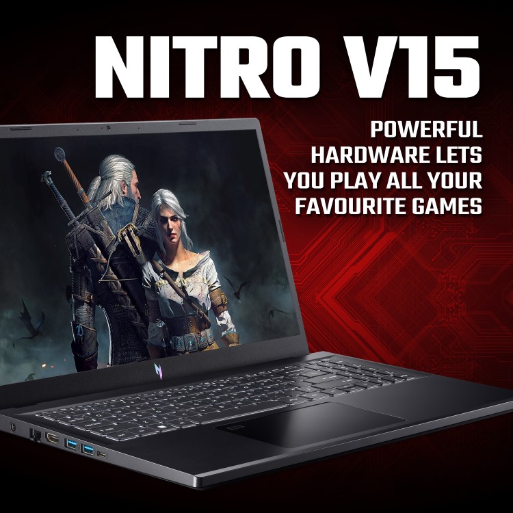 Acer Nitro V 15 Intel Core i5 16GB RAM 512GB SSD RTX 3050 144Hz 15.6 Inch FHD Windows 11 Home Gaming Laptop