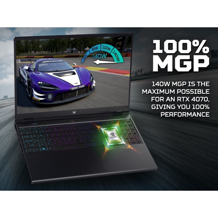 Acer Predator Helios Neo 16 Intel Core i9 16GB RAM 1TB SSD RTX 4070 240Hz 16 Inch Windows 11 Gaming Laptop