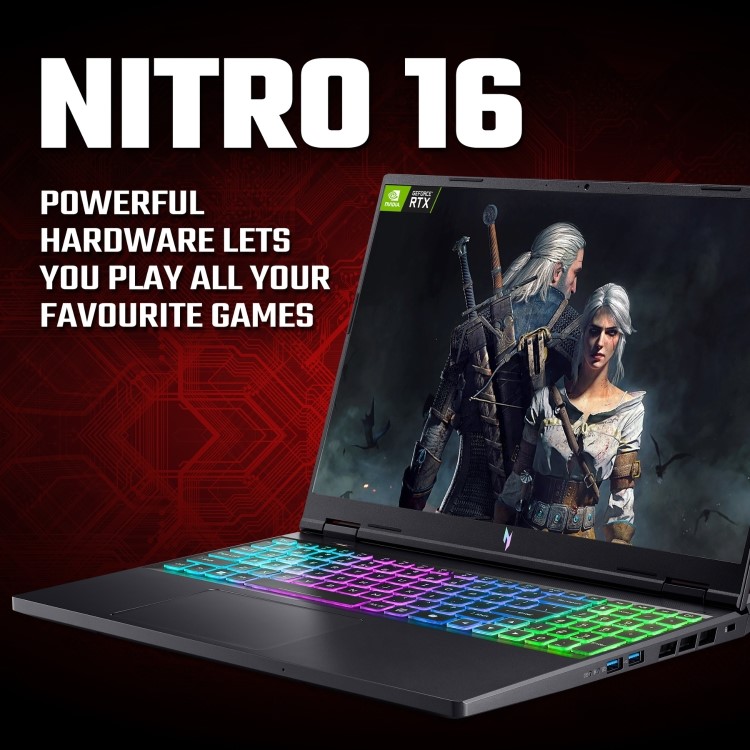 Acer Nitro 16 Intel Core i7 16GB RAM 1TB SSD RTX 4060 165Hz 16 Inch Windows 11 Home Gaming Laptop