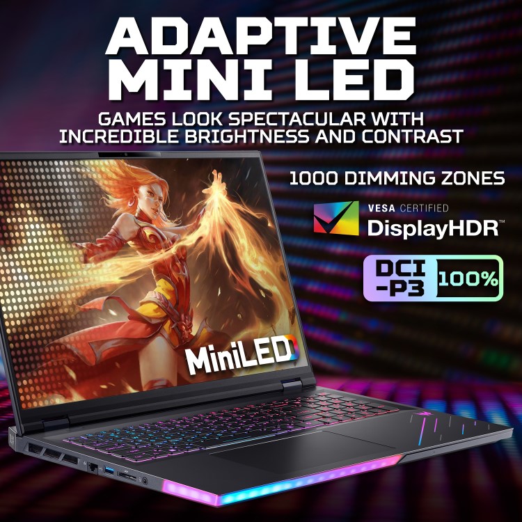 Acer Predator Intel Core Ultra 9 64GB RAM 1TB SSD RTX 5090 120Hz 18 Inch Windows 11 Gaming Laptop