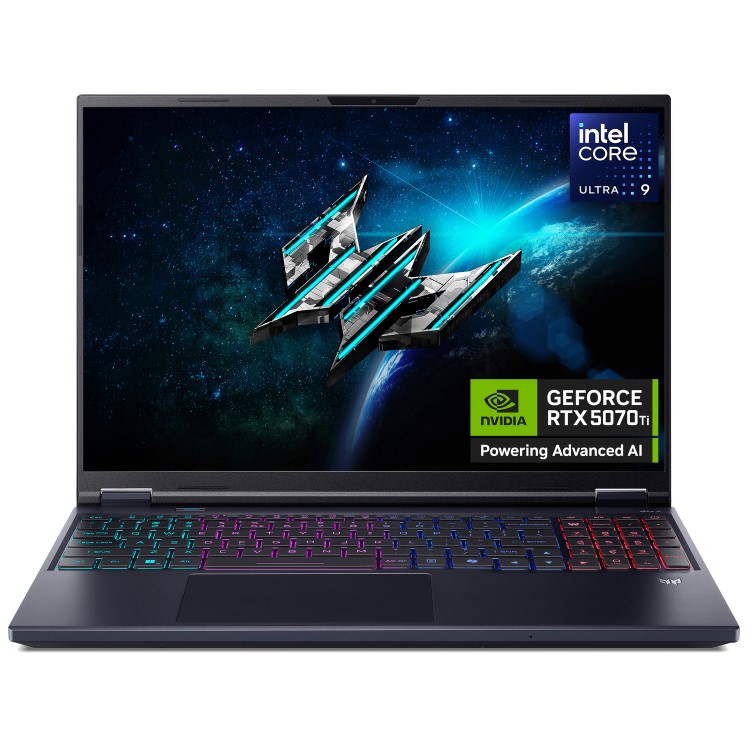 Acer Predator Intel Core Ultra 9 32GB RAM 1TB SSD RTX 5070 Ti 240Hz 16 Inch Windows 11 Gaming Laptop