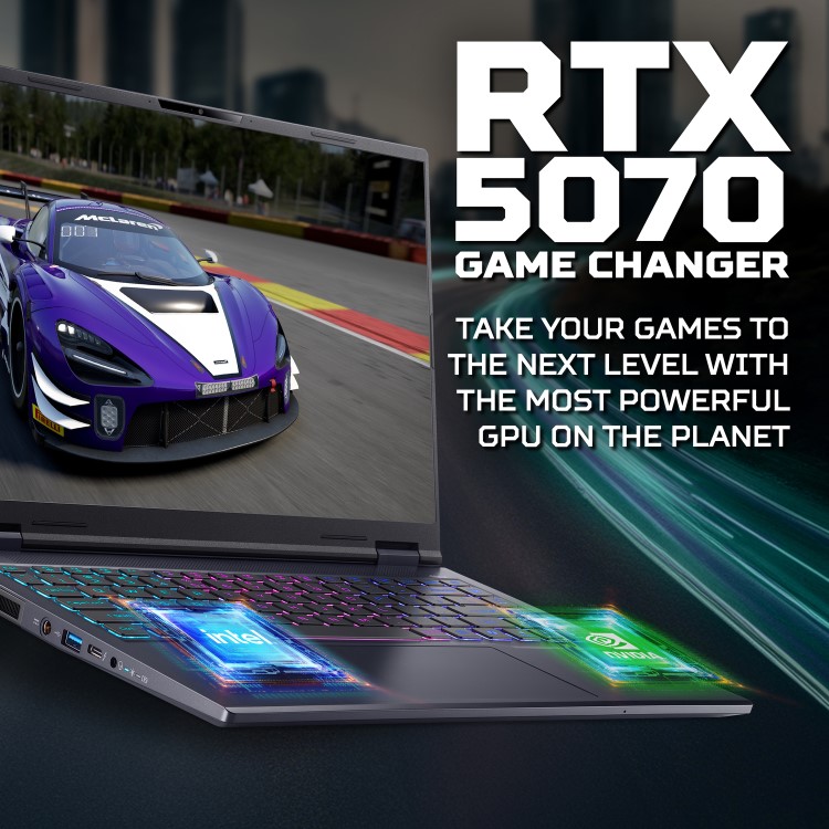 Acer Predator Helios Neo 14 AI Intel Core Ultra 7 32GB RAM 1TB SSD RTX 5070 120Hz 14.5 Inch Windows 11 Gaming Laptop