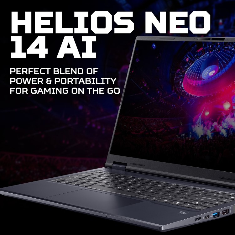 Acer Predator Helios Neo 14 AI Intel Core Ultra 7 32GB RAM 1TB SSD RTX 5070 120Hz 14.5 Inch Windows 11 Gaming Laptop
