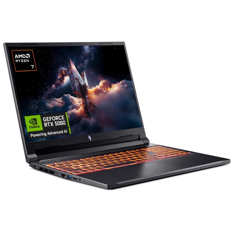 Acer Nitro V16 Ai AMD Ryzen 7 16GB RAM 1TB SSD GeForce RTX 5060 180Hz 16 Inch Windows 11 Gaming Laptop