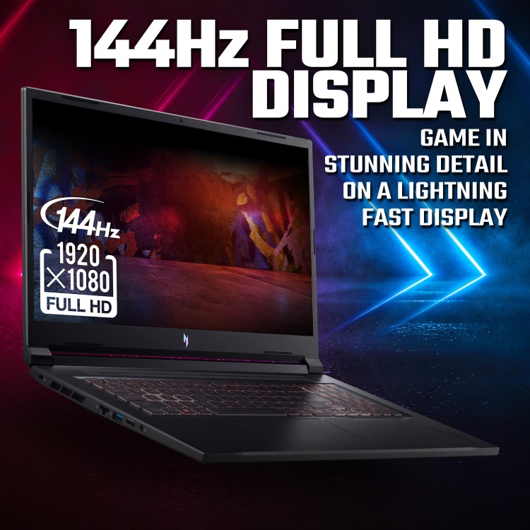 Acer Nitro V17 AMD Ryzen 7 16GB RAM 1TB SSD RTX 5070 144Hz 17.3 Inch Windows 11 Gaming Laptop