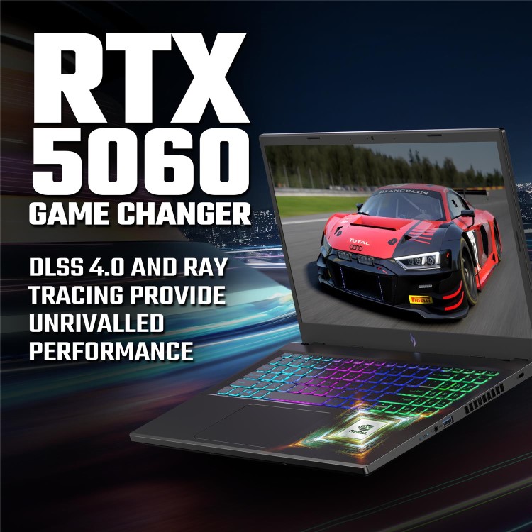 Acer Nitro V AMD Ryzen 7 16GB RAM 512GB SSD RTX 5060 165Hz 15.6 Inch Windows 11 Gaming Laptop